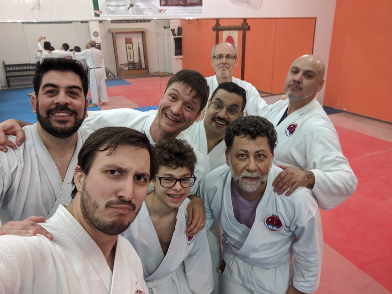 Turma de Karatê no IKE Dojo