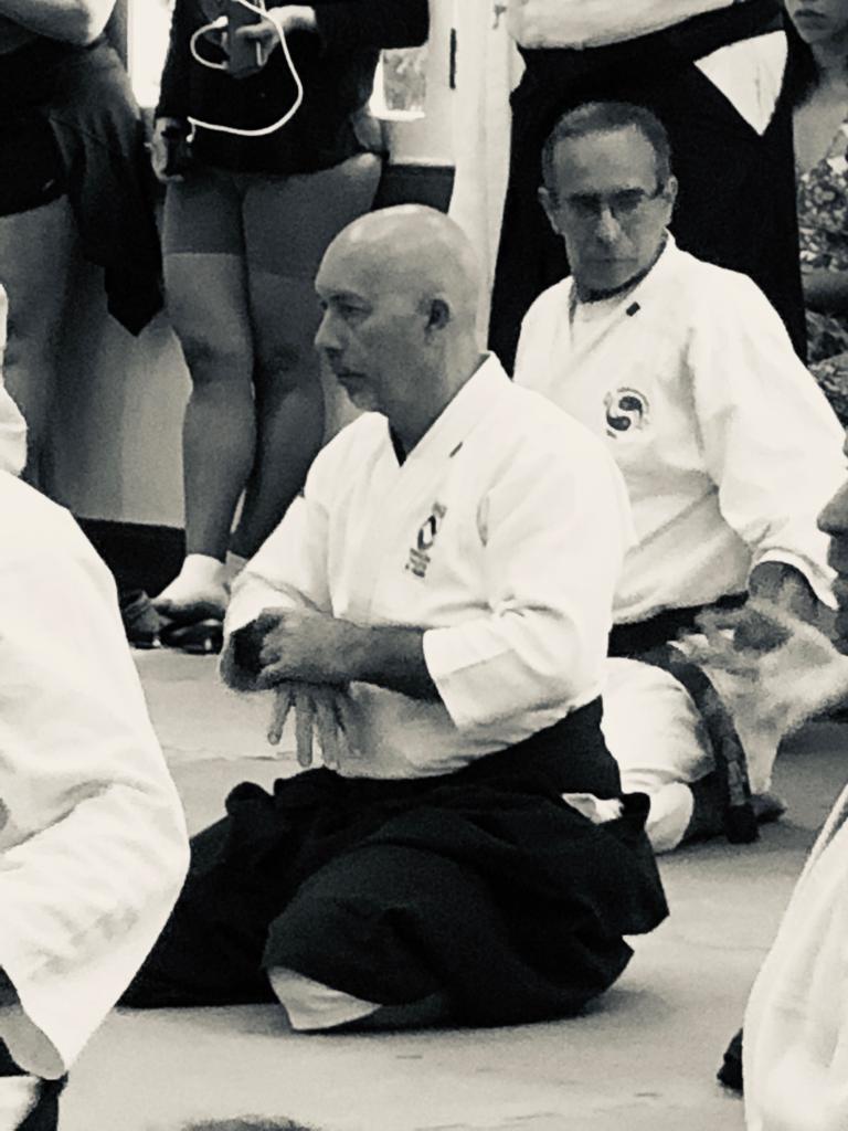 Sensei Jakson José da Costa em evento de Aikido